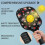 Σετ κουπιών Pickleball με ρακέτες από fiberglass σε floral σχέδια, 2 μπάλες και τσάντα – 4