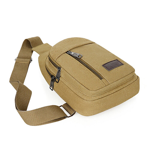 Τσάντες Crossbody για άνδρες Τσάντα στήθους από καμβά με φερμουάρ Γυναικεία μικρή 2