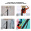 Beach Umbrella Storage Bag Black4Pcs 7