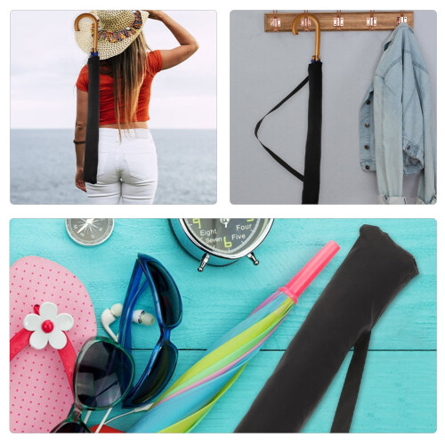 Beach Umbrella Storage Bag Black4Pcs 2