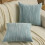Housses de coussin en chenille 45 x 45 cm (lot de 2) 5