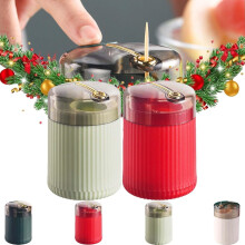 Distributeur automatique de cure-dents à bouton-poussoir, 80 pièces
