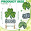 St. Patrick's Door Hanging Wooden Clover Decor 7