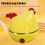 7-Egg Capacity Chicken-Shaped Egg Cooker – Cute Mini Steamer, for Eggs/Sweet Potatoes/Corn, Automatic Shut-Off 5