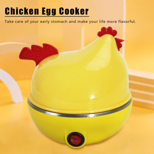 7 Eggs Capacity Egg Cooker Cute Chicken Shape Egg Steamer Mini Versatile Breakfast Cooker Egg Steamer 2