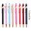 Στυλό Rose Gold Ballpoint Pack των 12 με γραφίδα, μεταλλικά στυλό λείας γραφής 1,0 mm, 2