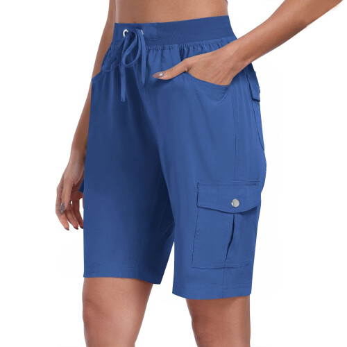Γυναικεία σορτς Plus Size με τσέπες, χαλαρά, casual, κομψά, ελαφριά, γυναικεία, φαρδιά, cargo 1