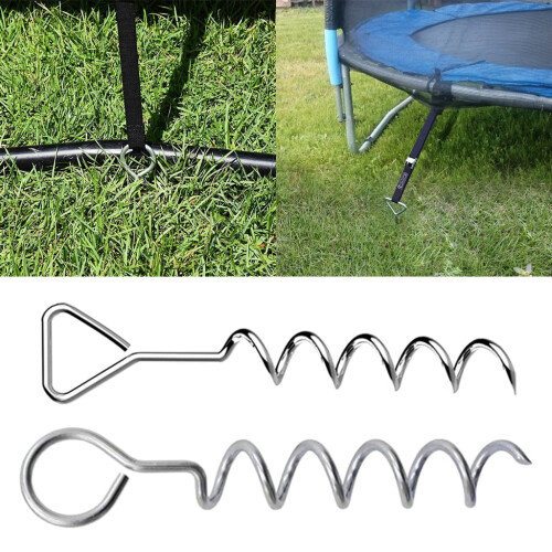 Ancoraggi a terra per trampolino, picchetti a spirale resistenti 1