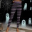 Γυναικείο ριγέ παντελόνι γιόγκα για το Halloween – Μαλακά κολάν από μετάξι γάλακτος, 4