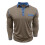 Polo homme décontracté uni à manches longues et coupe ample 6