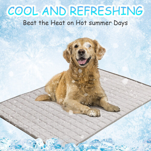 Dog Ice Silk Mat Summer Pet Mat Sleeping Mat Lce Mat 2