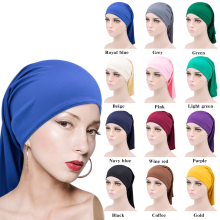 Untertuch-Hijab-Kappe für Turban-Kopftücher, einfarbiger Hijab-Schlauch, Unisex-Stretch-Dreadlocks-Schlauch