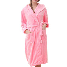 Modische Damen- und Herren-Bademäntel, Loungewear, Flanell-Nachthemden, Kapuzenpyjamas, Bademäntel, Schlafanzüge, lange Pyjamas, Rosa