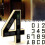 Numéros de maison extérieurs rétroéclairés de 5 cm (2 pouces) étanches 2