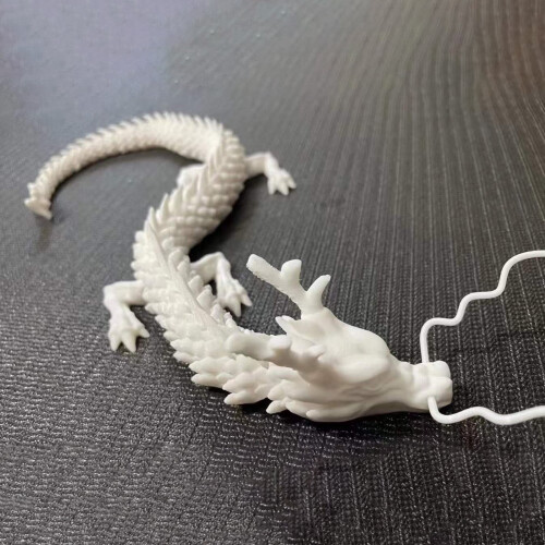 3D-utskriven drakefigurdekor PLA 35 cm eller 45 cm 2
