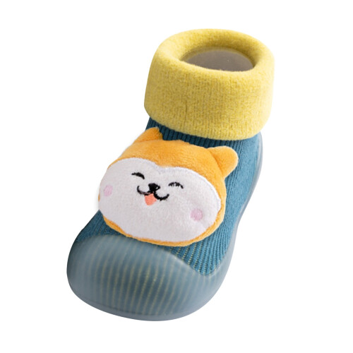 Ediodpoh Kids Νήπια Αγόρια Κορίτσια Patchwork Ζεστό Πλεκτό Μαλακή Σόλα από Λαστιχένια 1