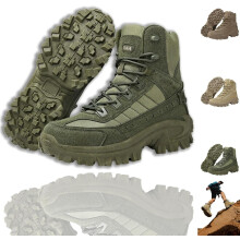 Dallader Mens Orthopedic Support Anti-Puncture Work Boots, Men's Waterproof Walking Shoes, Anti-Sprain Hiking Boots