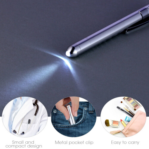 Pen Light Pen-Shaped Design Penlight Convenient And Portable Pen Light Flashlight Blue 1