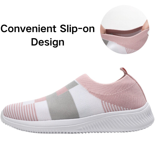 Slip-on mesh-sneakers til kvinder Lette og komfortable 1