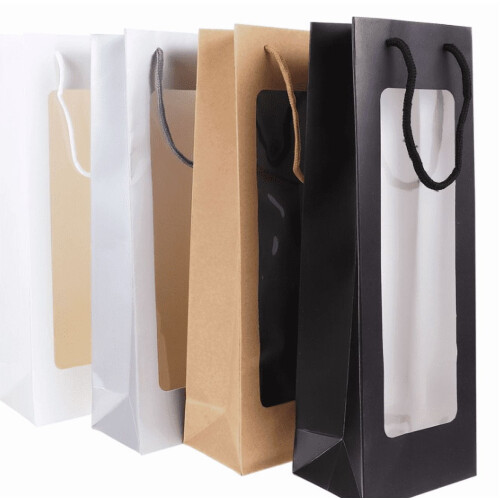 Torebki na wino z okienkiem 4-Pack4Colors 1