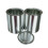 Empty Paint Tins with Lids Silver 8x8x7.5cm 6 Pcs 6