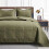Ensemble de couette verte Cal King 3 pièces en polyester léger 1