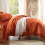 Twin Comforter Set Burnt Orange 5-Piece 3