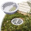 Grille d'évacuation ronde en acier inoxydable robuste (1 pièce) 1