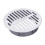 Grille d'évacuation ronde en acier inoxydable robuste (1 pièce) 2