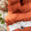 Twin Comforter Set Burnt Orange 5-Piece 4