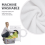 Soft Blankets Soft Fuzzy Throw Blanket Warm Throw Blanket for Bed White 6
