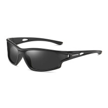 Polarized Bifocal Reading Sunglasses for Men and Women, Wrap Around Design with BuiltIn 150x Readers Black
