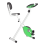 Homcom HOMCOM Magnetic Resistance Exercise Bike Foldable LCD Adjustable Seat Green 2