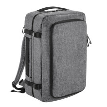 (One Size, Grey Marl) Bagbase Unisex Adult 40L 2 Wheeled Cabin Bag
