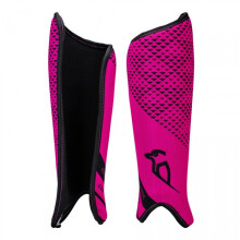 (L, Black/Pink) Kookaburra Unisex Adult Convert 2021 Hockey Shin Pads (Pack of 2)