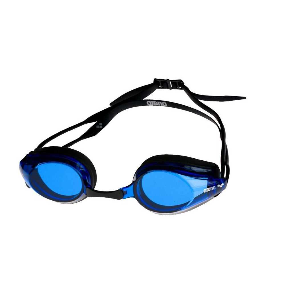 Arena (One Size, ) Unisex Adult Tracks Clear Swimming Goggles Blue/Black