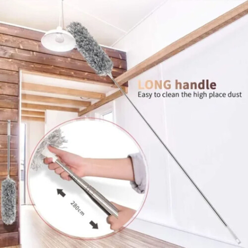 Microfiber Duster Replacement Size #911 with Bendable Head and Long Handle for  Ceilings 2
