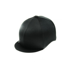 (One Size, Black) Capz Plain Lycra Cap Cover