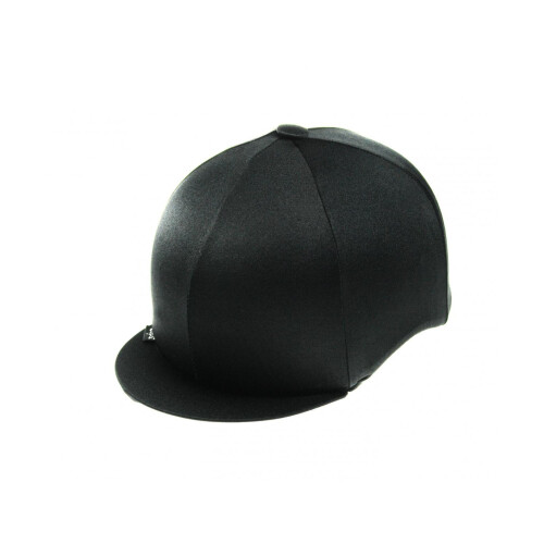 (One Size, Black) Capz Plain Lycra Cap Cover