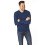 (M, Denim) CastlePoint Mens Knitted V Neck Jumper 5