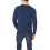 (M, Denim) CastlePoint Mens Knitted V Neck Jumper 4