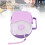 Purple Portable Rotating Snack Flip Lunch Box 6
