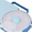 Snack Rotating Container Portable Lunch Box Blue 11
