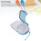 Snack Rotating Container Portable Lunch Box Blue 8