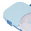 Snack Rotating Container Portable Lunch Box Blue 15