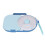 Snack Rotating Container Portable Lunch Box Blue 2