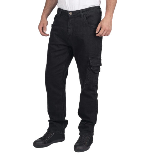 Lee Cooper (36R, Black) Lee Cooper Mens Denim Stretch Jeans 2