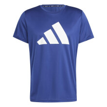 (L, Dark Blue) Adidas Mens Run It T-Shirt