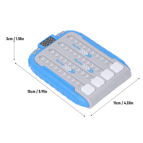 Rhythm Game Machine Blue 11 x 3 x 15 cm 3xAAA 1