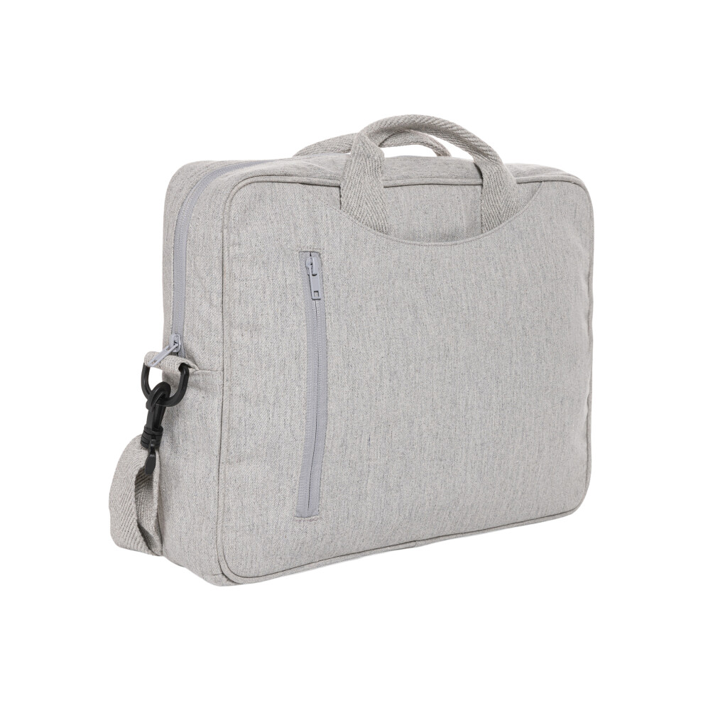 (One Size, ) Xd Collection Laluka Recycled Cotton Aware Laptop Bag Grey 5063750068343